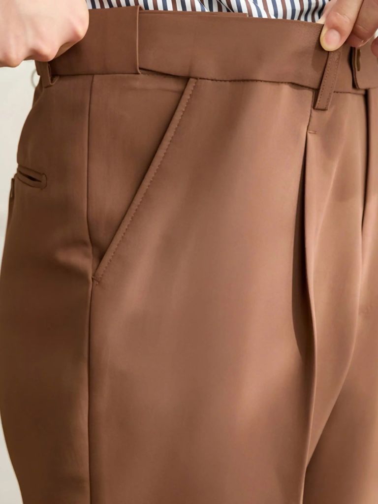 Premium Classic Elastic Trousers - Casa  Laro CASA LARO