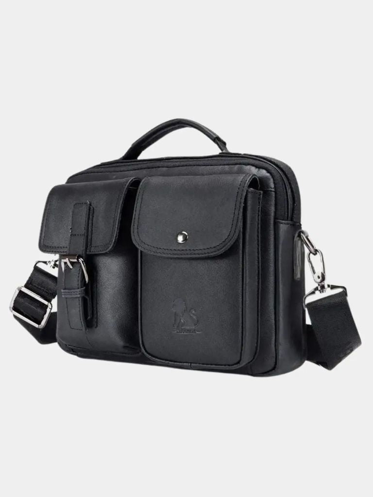 Retro Leather Square Shoulder Bag - Casa  Laro CASA LARO