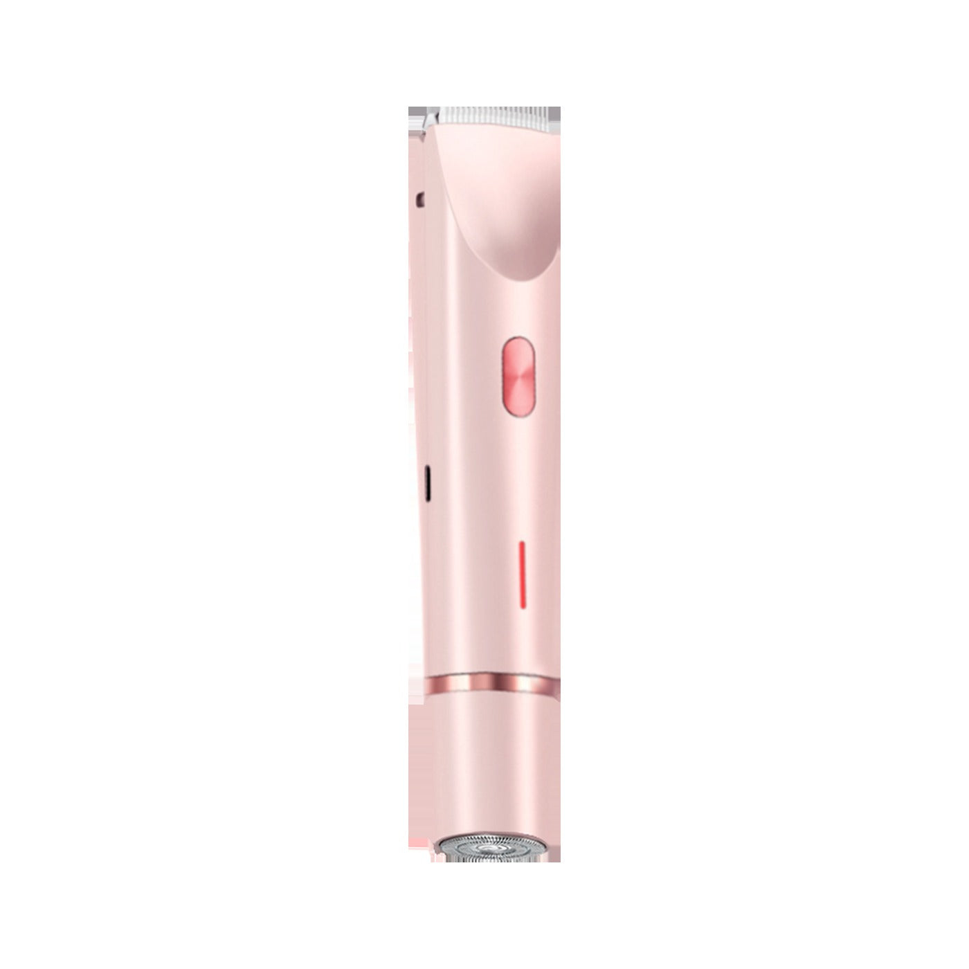 Rosava 2-in-1 body trimmer in Soft Rose, foil shaver and precision trimmer heads