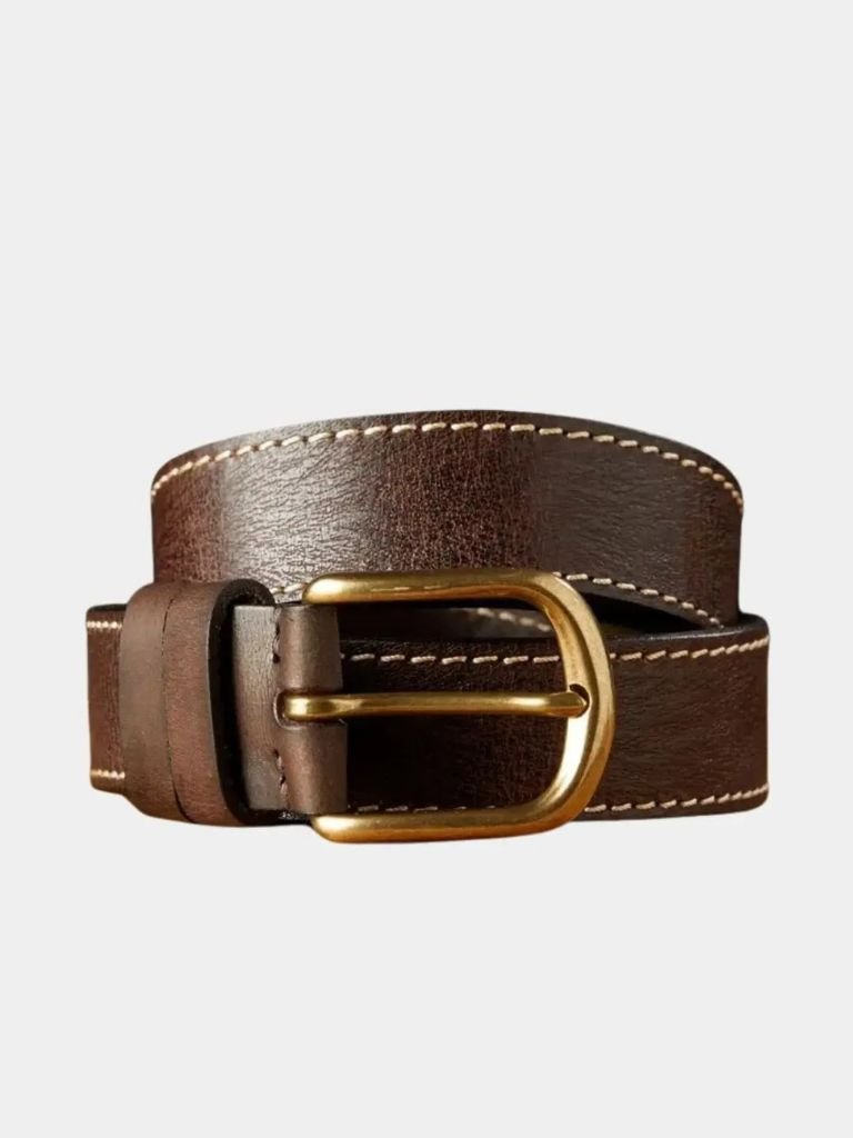 Vintage Leather Thickened Belt - Casa  Laro CASA LARO