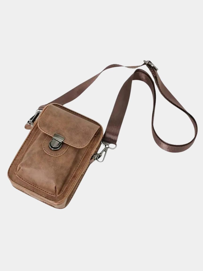 Vintage Mini Leather Crossbody Shoulder Bag - Casa  Laro CASA LARO